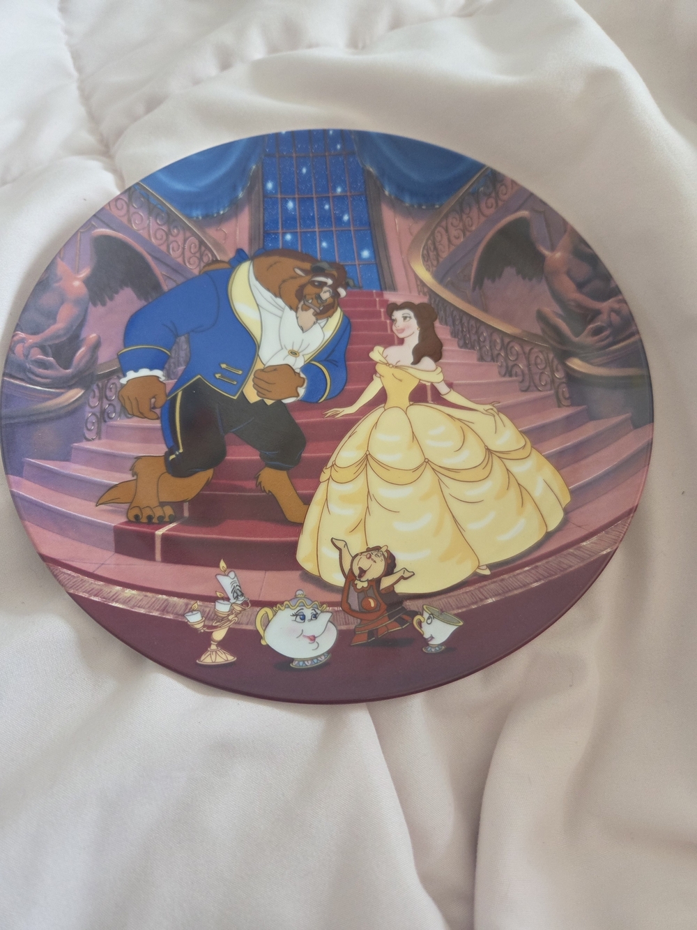 Disney Beauty and the Beast Decorative Plate - Belle & Beast